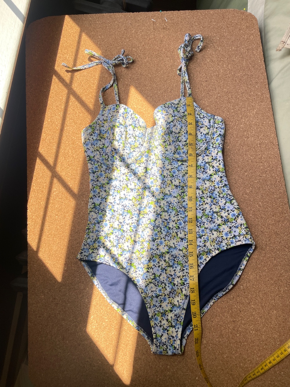 Floral one piece swimsuit padded M